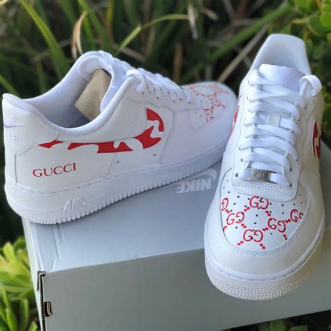 gucci coustoms shoes|custom nike gucci shoes.